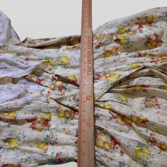 DÔEN Tarragon Floral Maxi Dress NWT Size M Yellow Prairie Flutter Sleeve - Picture 8 of 12